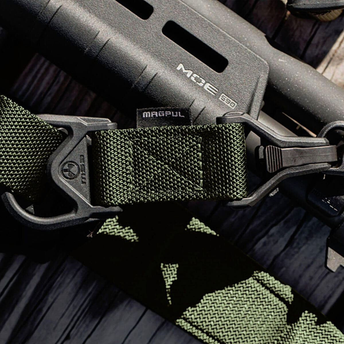MAGPUL MS3 GEN2 Multi Mission One/Two-Point Rifle Sling, Ranger Green