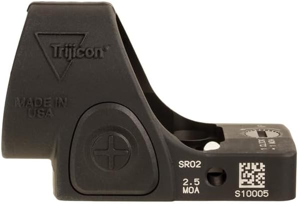 Trijicon SRO 2.5 MOA Adjustable LED Reflex Red Dot Sight, Black