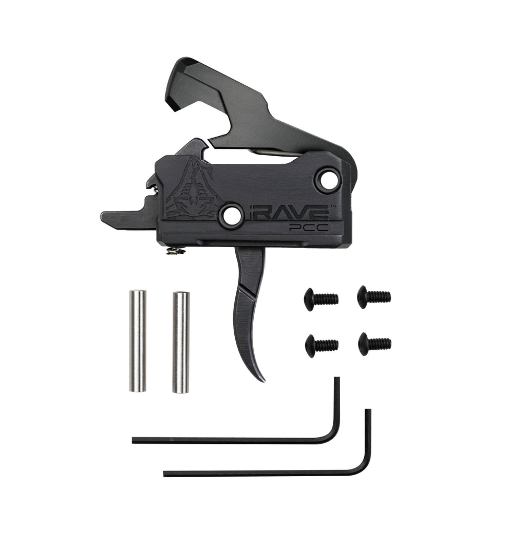 RISE ARMAMENT Rave PCC Drop-In Trigger With Anti-Walk Pins Black