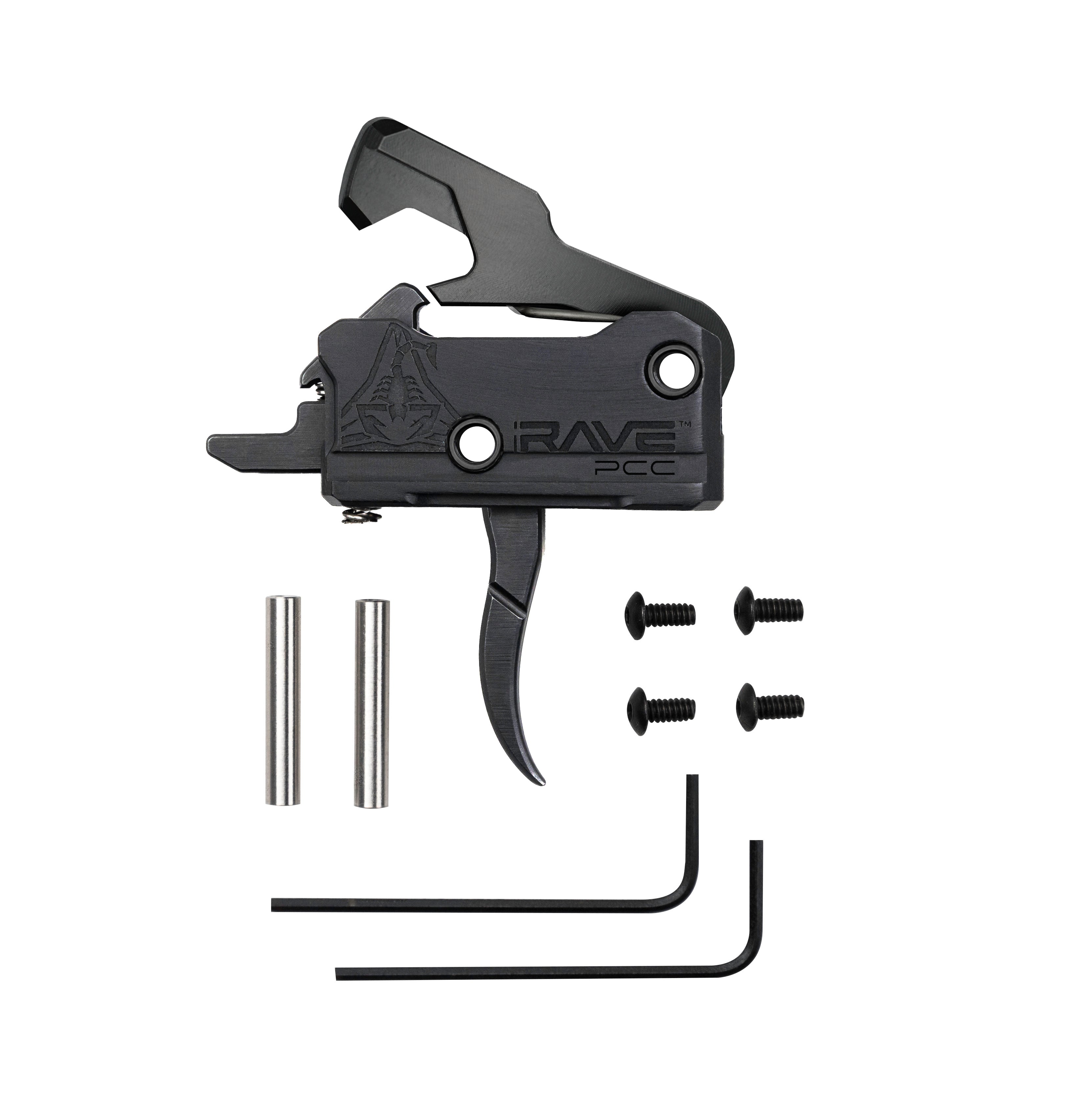 RISE ARMAMENT Rave PCC Drop-In Trigger With Anti-Walk Pins Black