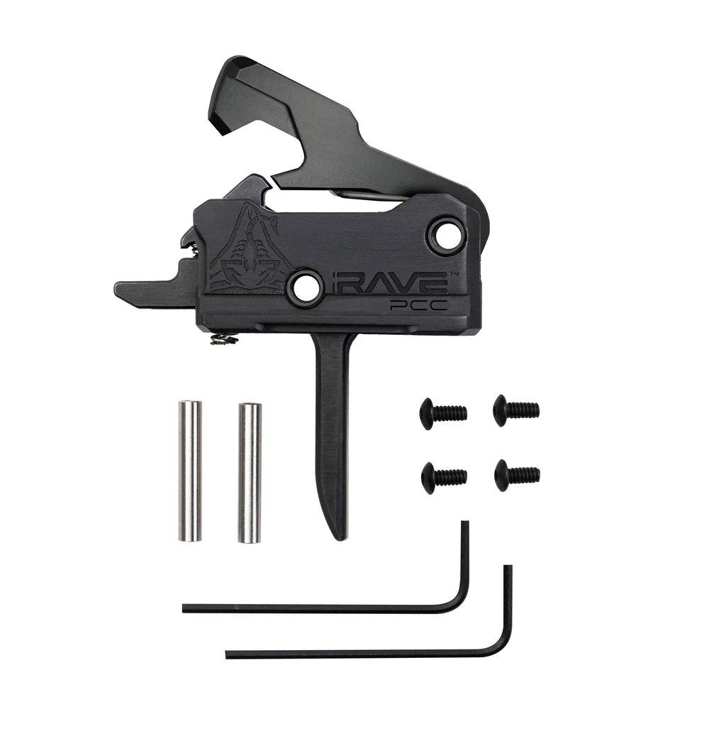 RISE ARMAMENT Rave PCC Drop-In Trigger With Anti-Walk Pins Black