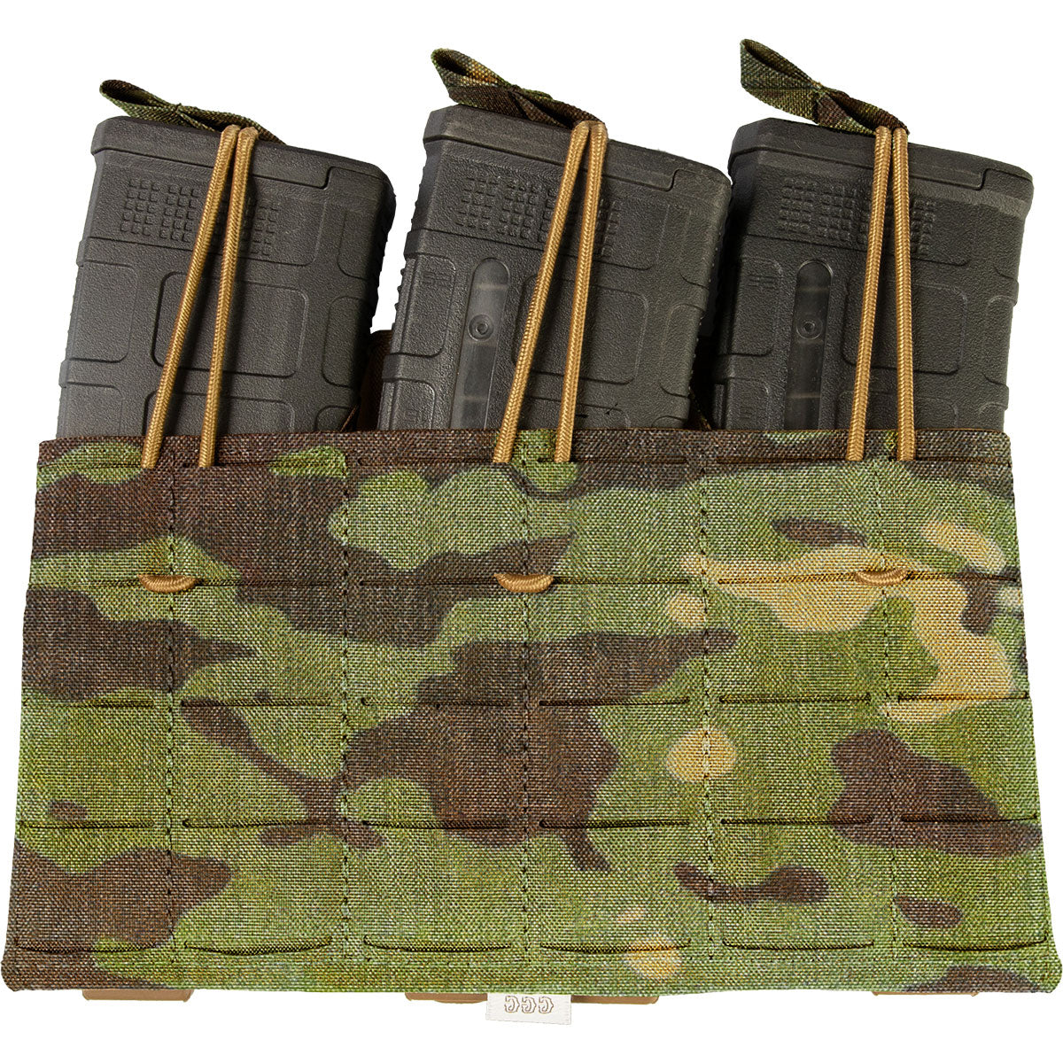 GREY GHOST GEAT 5.56mm Compact Triple Mag Panel, Black