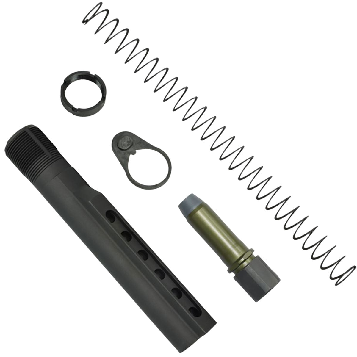 KAK Industry LLC K-SPEC AR-15 H1 Buffer Tube Kit w/3.8oz Buffer Black
