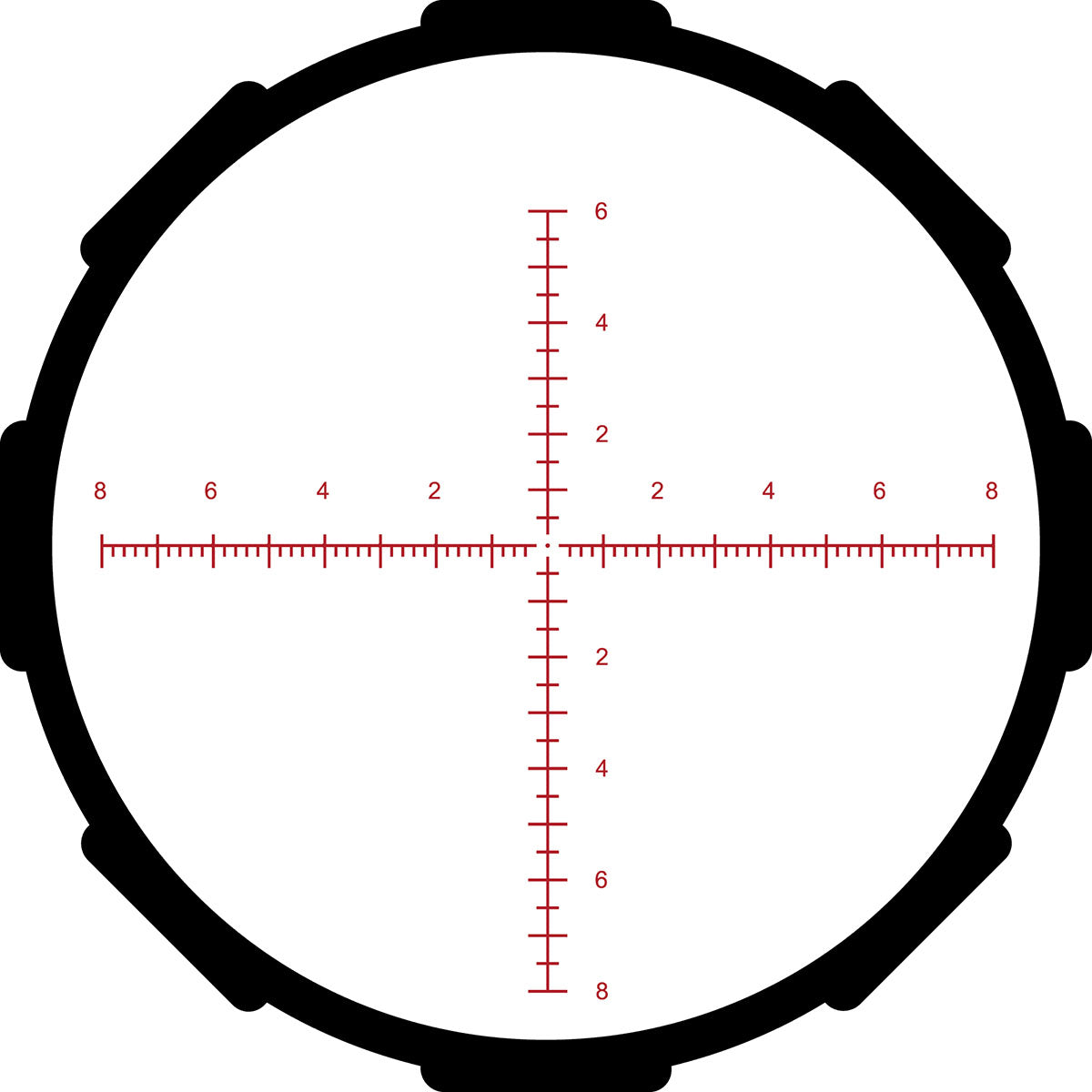 CRIMSON TRACE Hardline Pro 4-16x50mm FFP Illuminated MR1-MIL Reticle Black