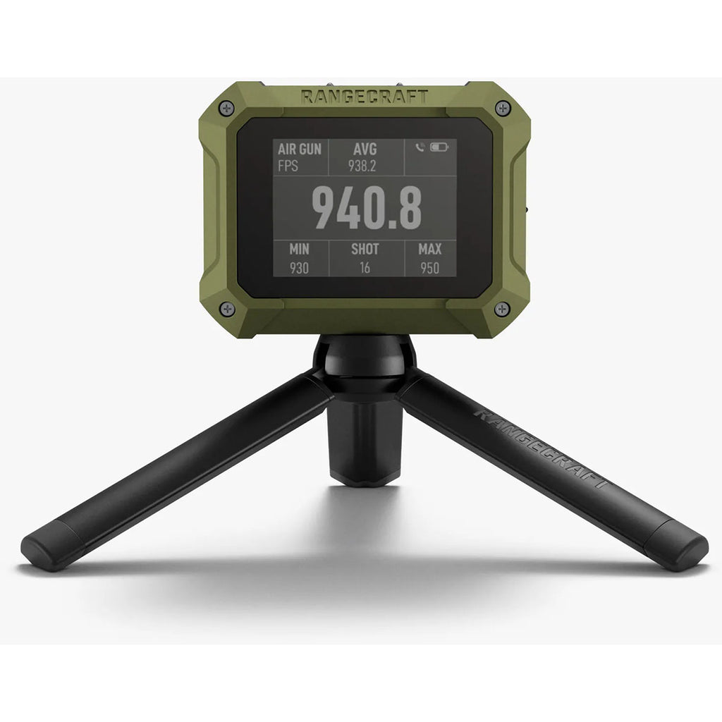 Athlon Optics Rangecraft Velocity PRO Radar Chronograph 2.4" Display Green