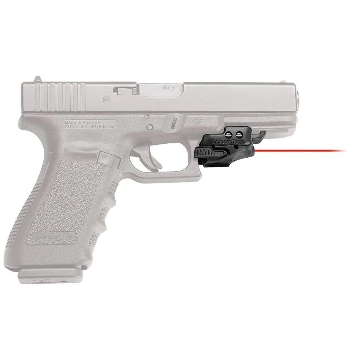 CRIMSON TRACE CMR-201 Railmaster Universal Red Laser for Firearms Black