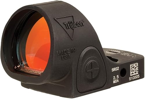 Trijicon SRO 2.5 MOA Adjustable LED Reflex Red Dot Sight, Black
