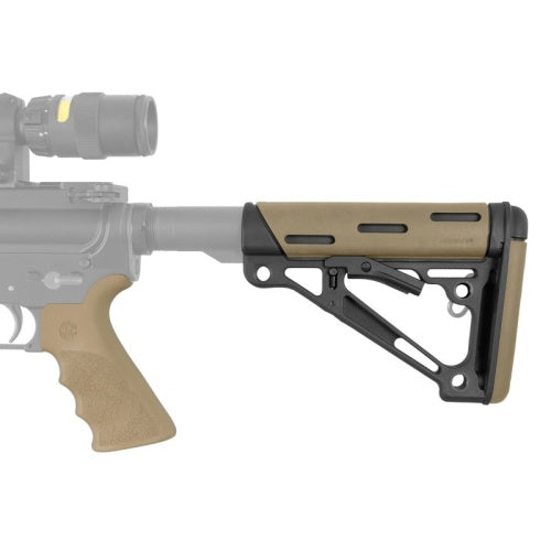 Hogue AR-15 FG BT Grip& OverMold Buttstock Collapsible MilSpec