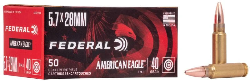 FDERAL American Eagle 5.7x28mm 40GR FMJ