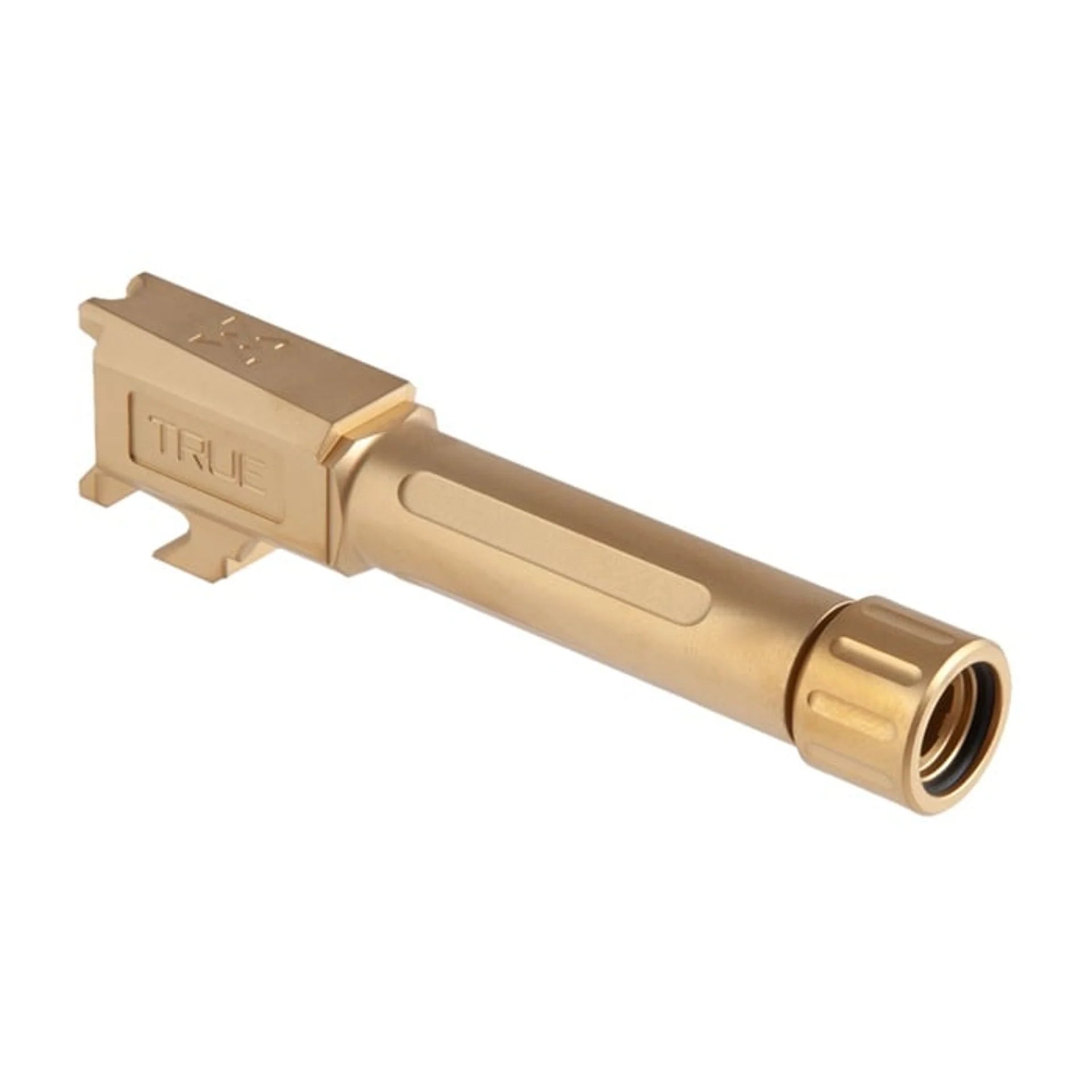 True Precision Hellcat THD Barrel, 1/2"X28, Gold TiN, 9mm