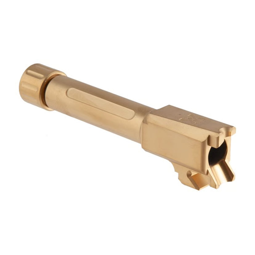 True Precision Hellcat THD Barrel, 1/2"X28, Gold TiN, 9mm