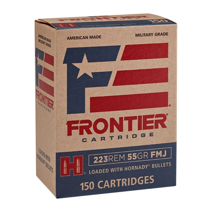 HORNADY Frontier 223 Remington 55gr Full Metal Jacket 150/Box
